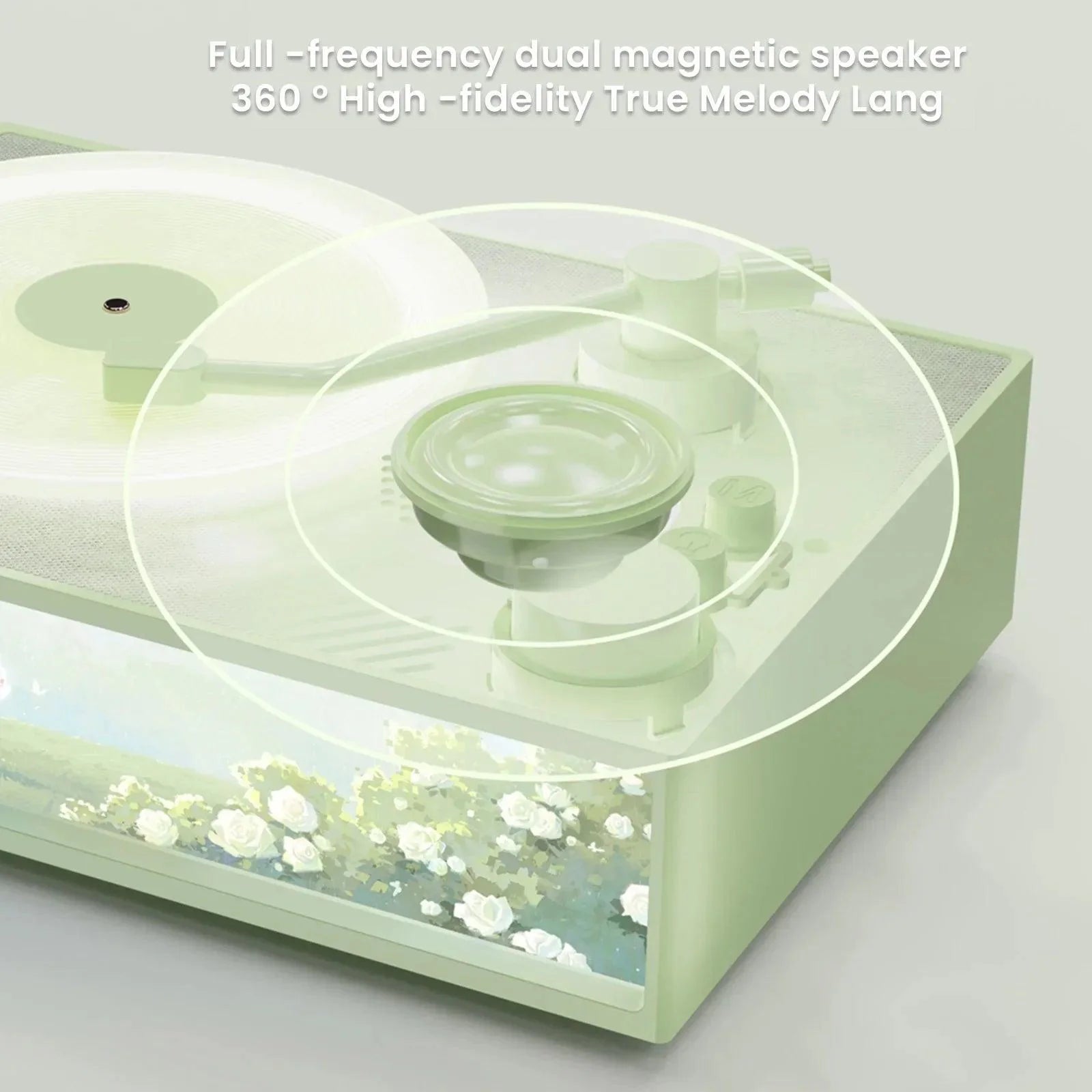 Aroma Vinyl Bluetooth Speaker