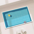 Bathroom floor mat