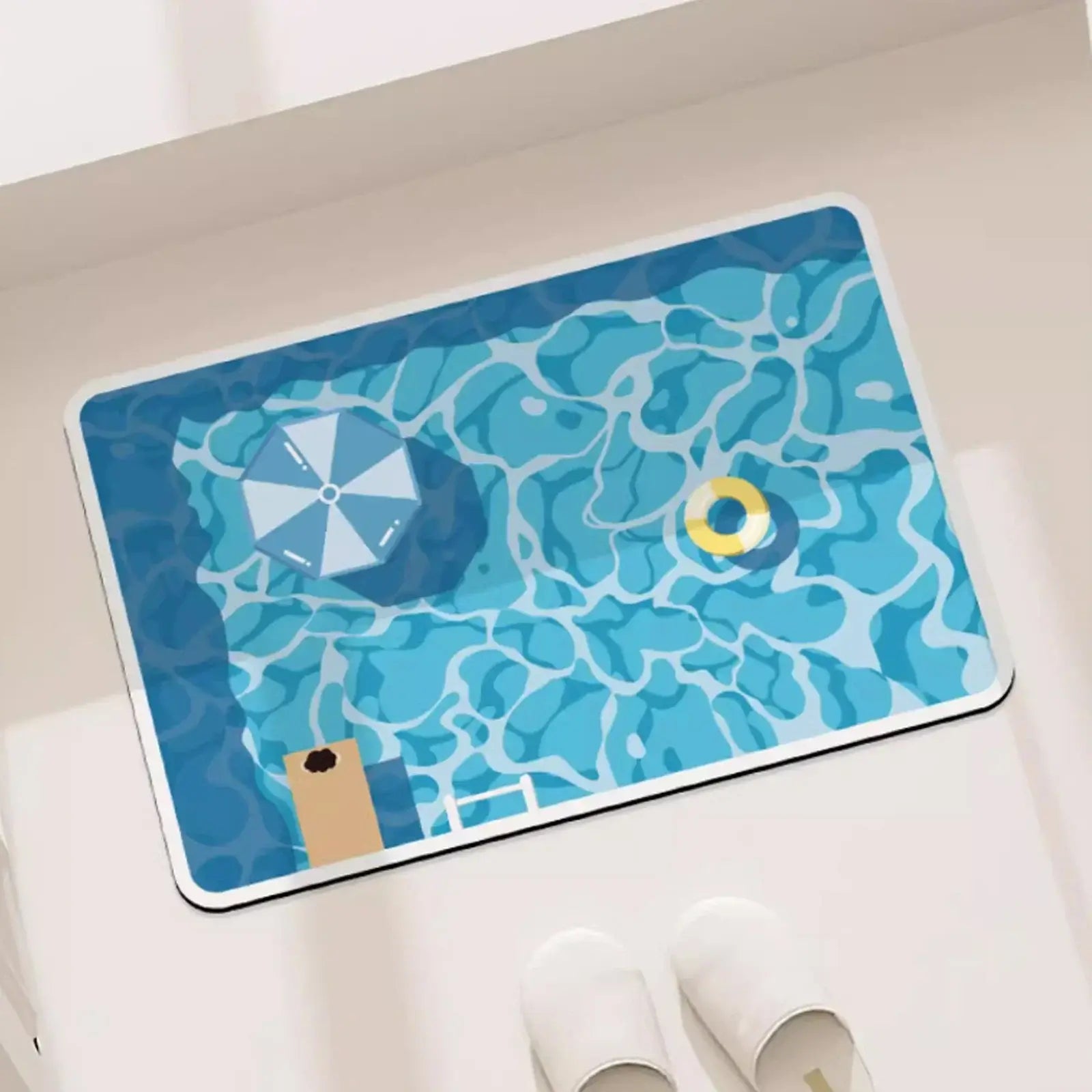 Bathroom floor mat