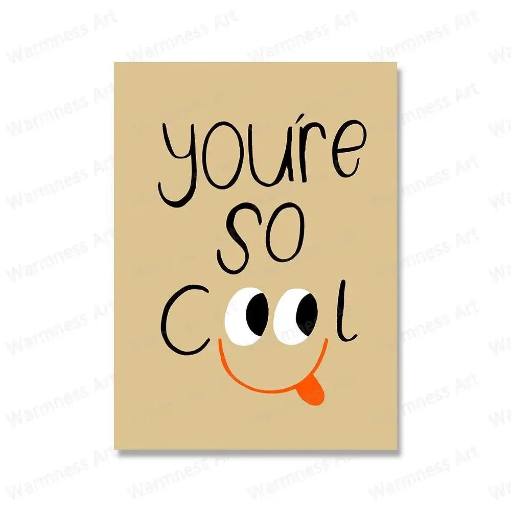 Cartoon Animal Wall Poster