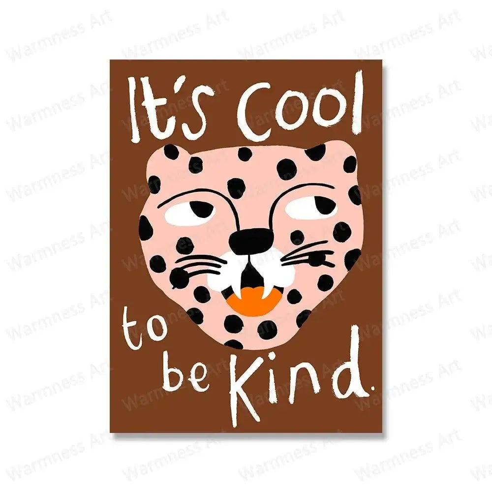 Cartoon Animal Wall Poster