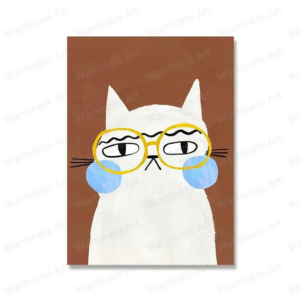Cartoon Animal Wall Poster