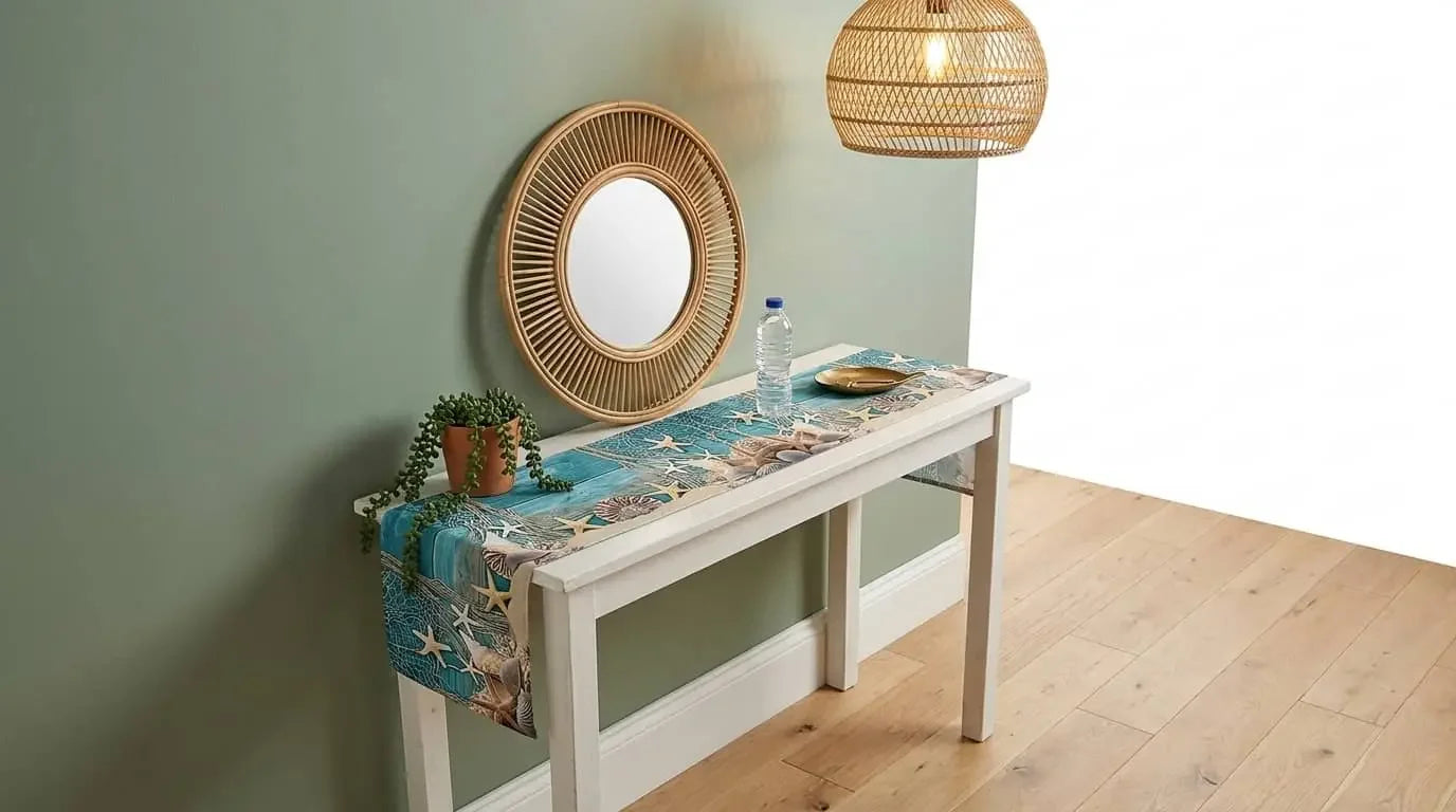 Coastal table runner