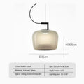 Danish Glass Pendant Light _ Sculptural Glow for Living