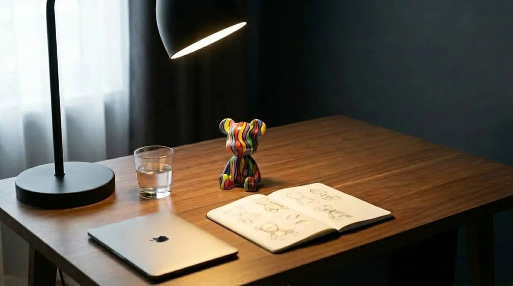 Flow Art Bear Figure