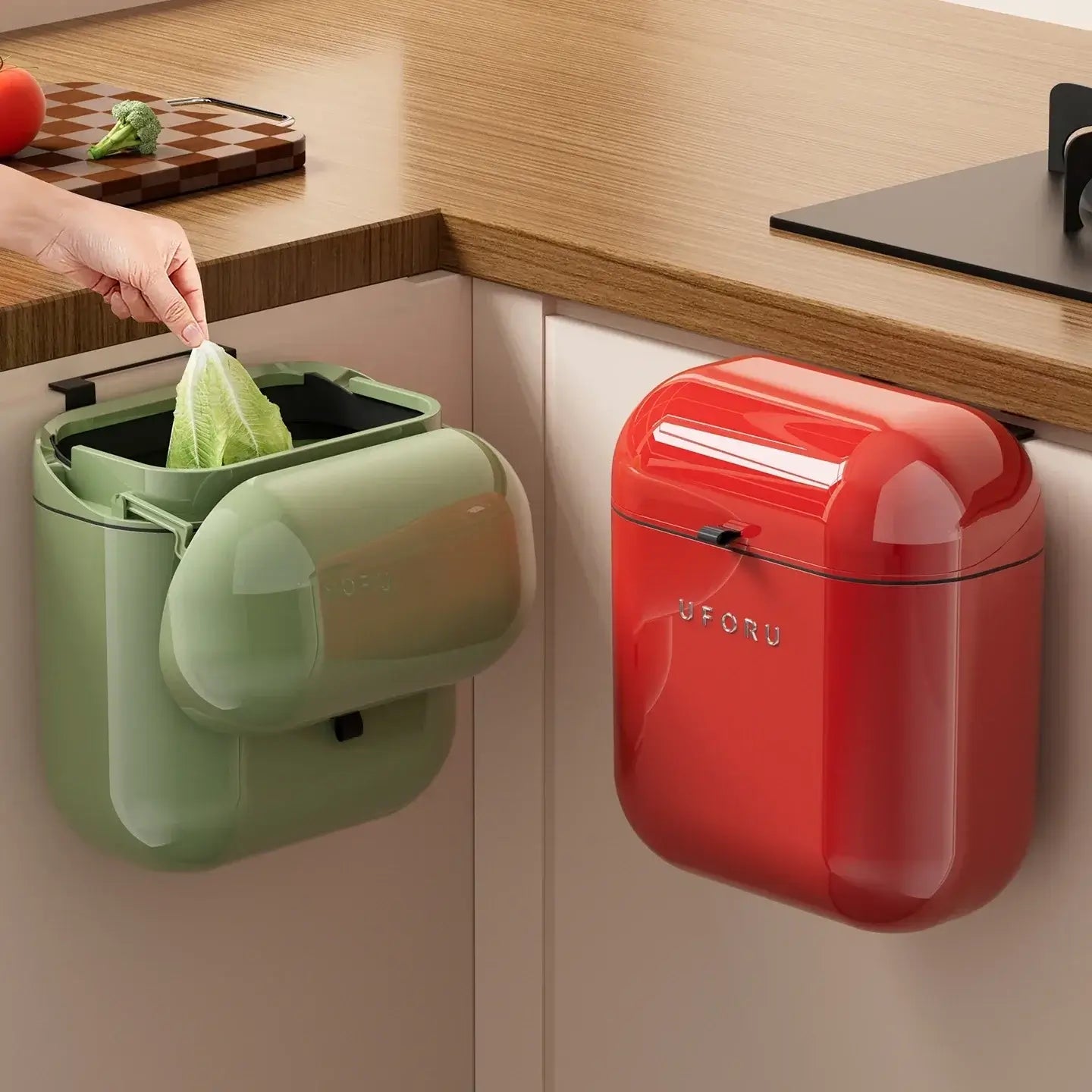Contemporary Kitchen Waste Bin _ Design Meets Daily Utility