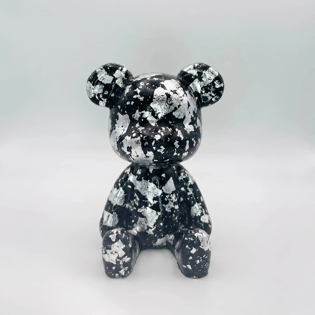 Luxe Noir Bear Figure