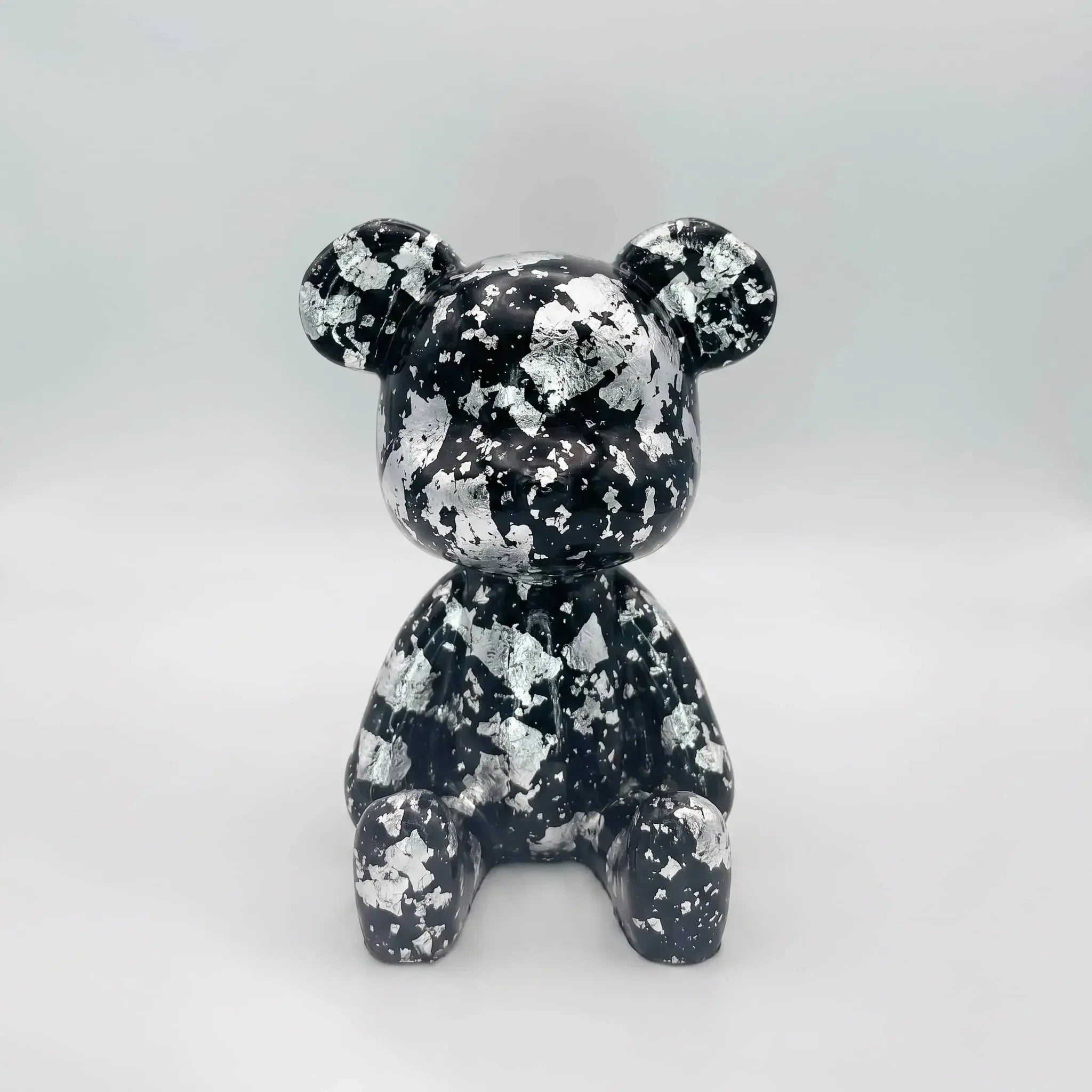 Luxe Noir Bear Figure
