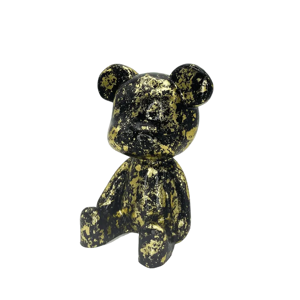 Luxe Noir Bear Figure