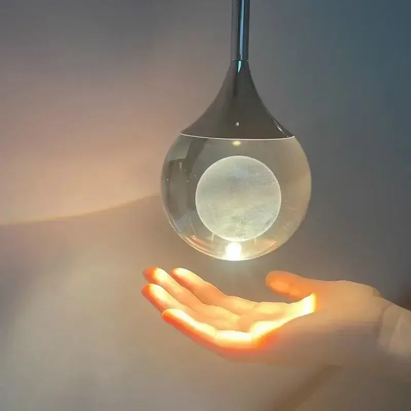 Modern Art Moon Pendant _ Brings soft lunar glow