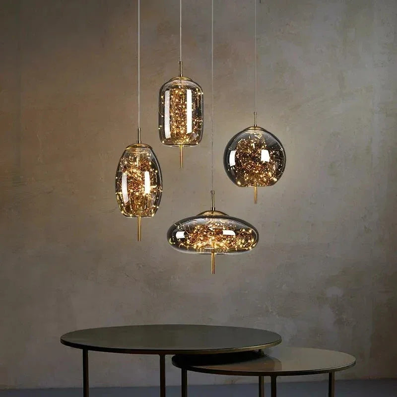 Modern Luxury Glass Pendent