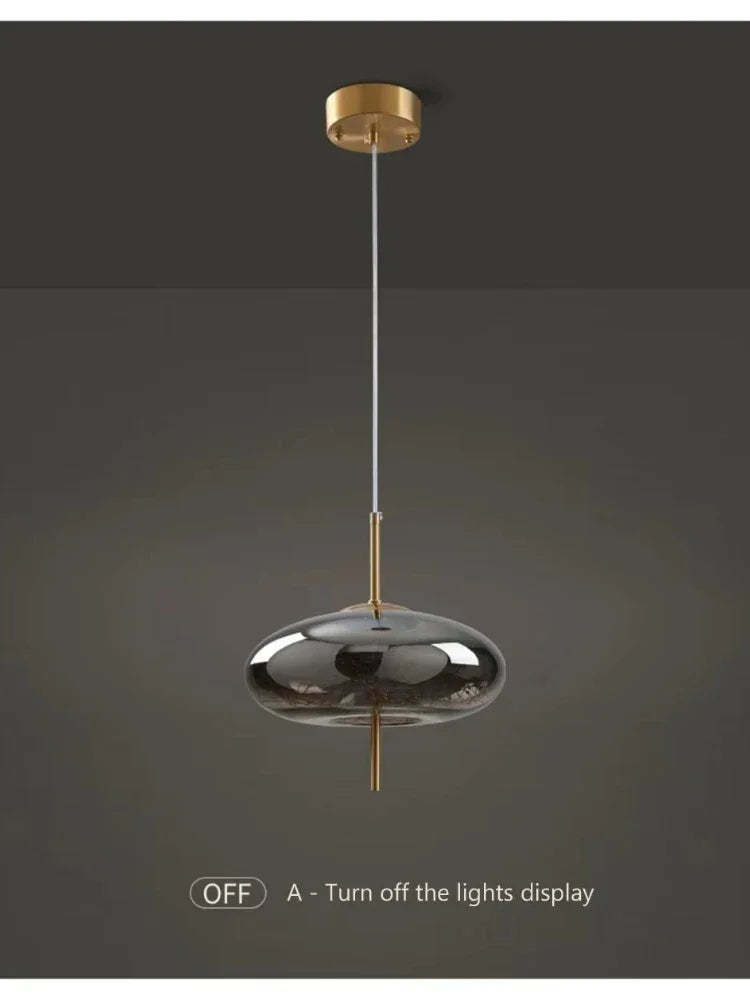 Modern Luxury Glass Pendent