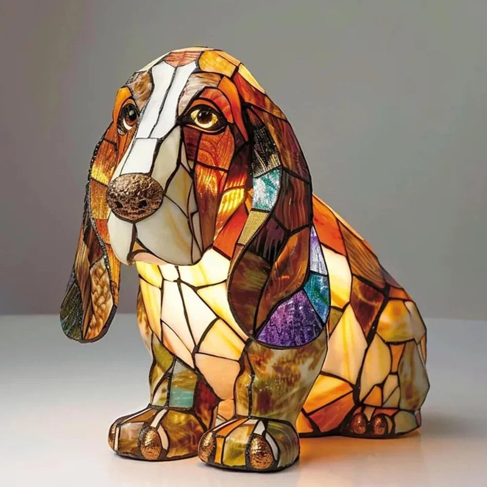 Dog Art Night Lamp _ Charm and a cozy glow