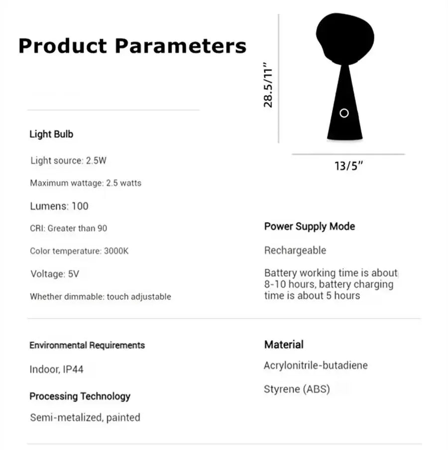Lava LED Table Lamp _Dreamy glow zone