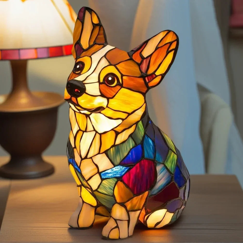 Dog Art Night Lamp _ Charm and a cozy glow