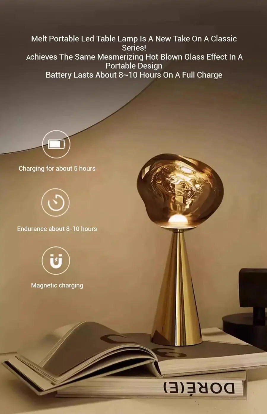 Lava LED Table Lamp _Dreamy glow zone