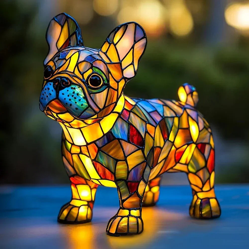Dog Art Night Lamp _ Charm and a cozy glow
