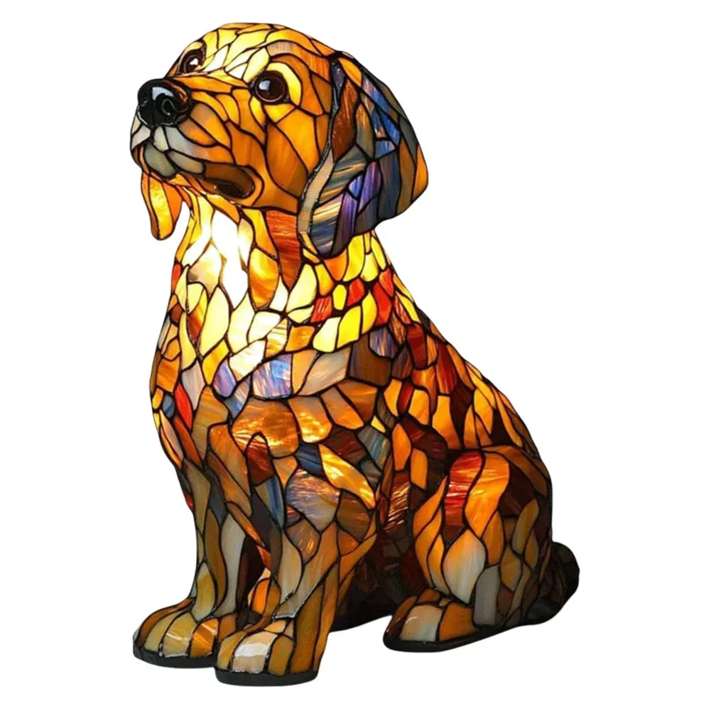 Dog Art Night Lamp _ Charm and a cozy glow