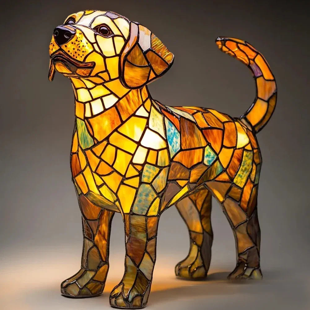 Dog Art Night Lamp _ Charm and a cozy glow