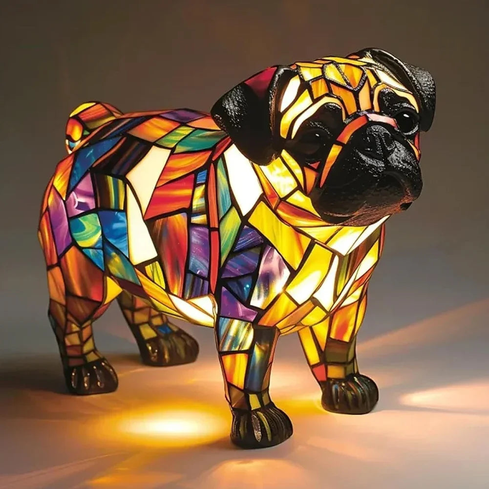 Dog Art Night Lamp _ Charm and a cozy glow