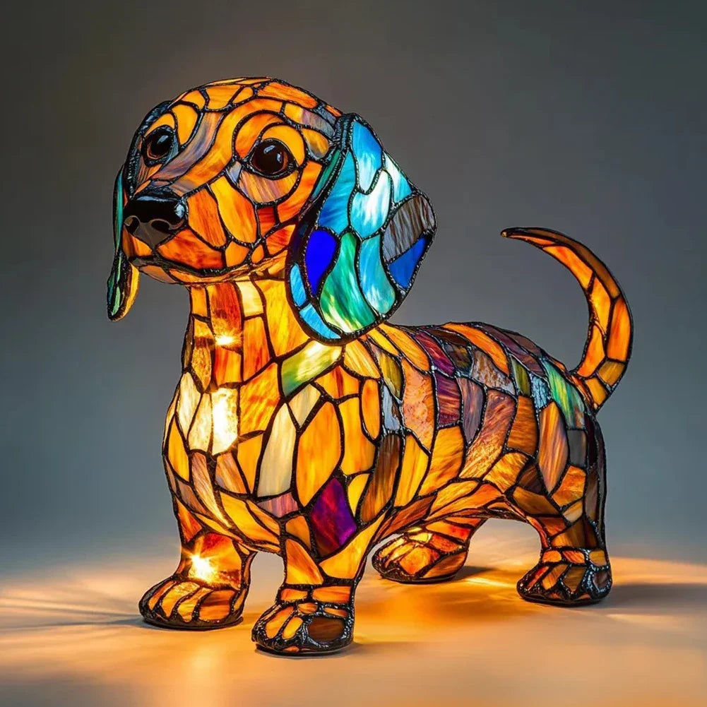 Dog Art Night Lamp _ Charm and a cozy glow