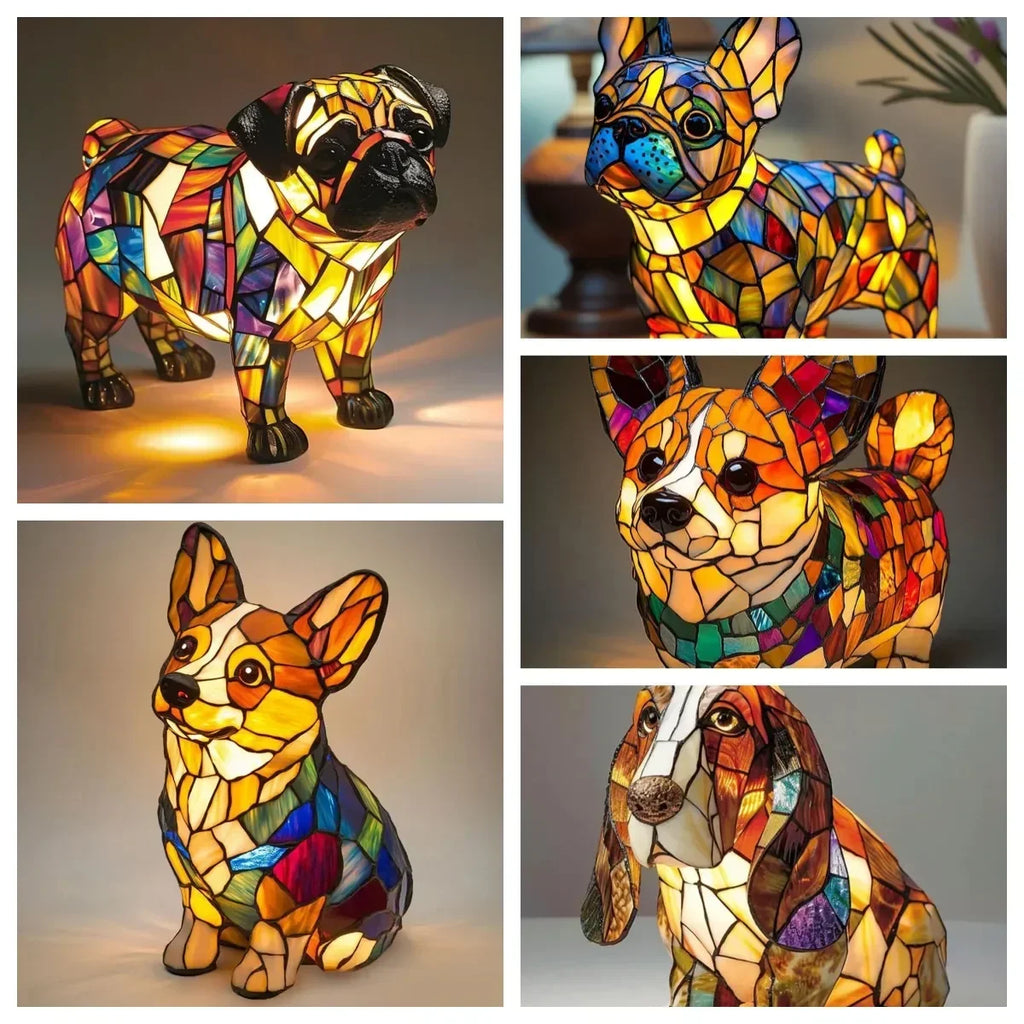 Dog Art Night Lamp _ Charm and a cozy glow