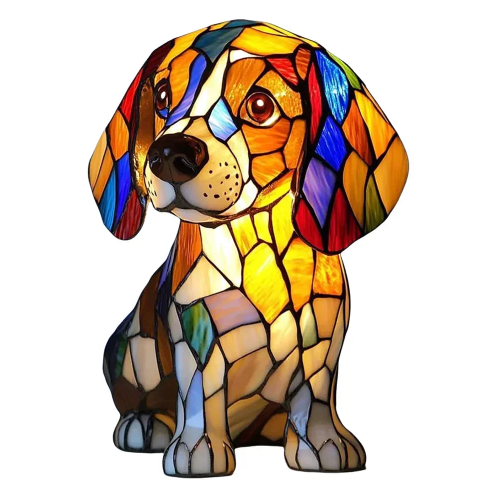 Dog Art Night Lamp _ Charm and a cozy glow