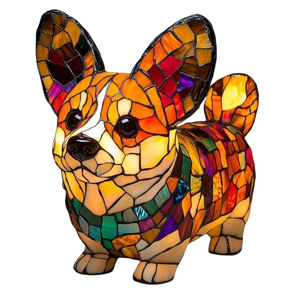 Dog Art Night Lamp _ Charm and a cozy glow