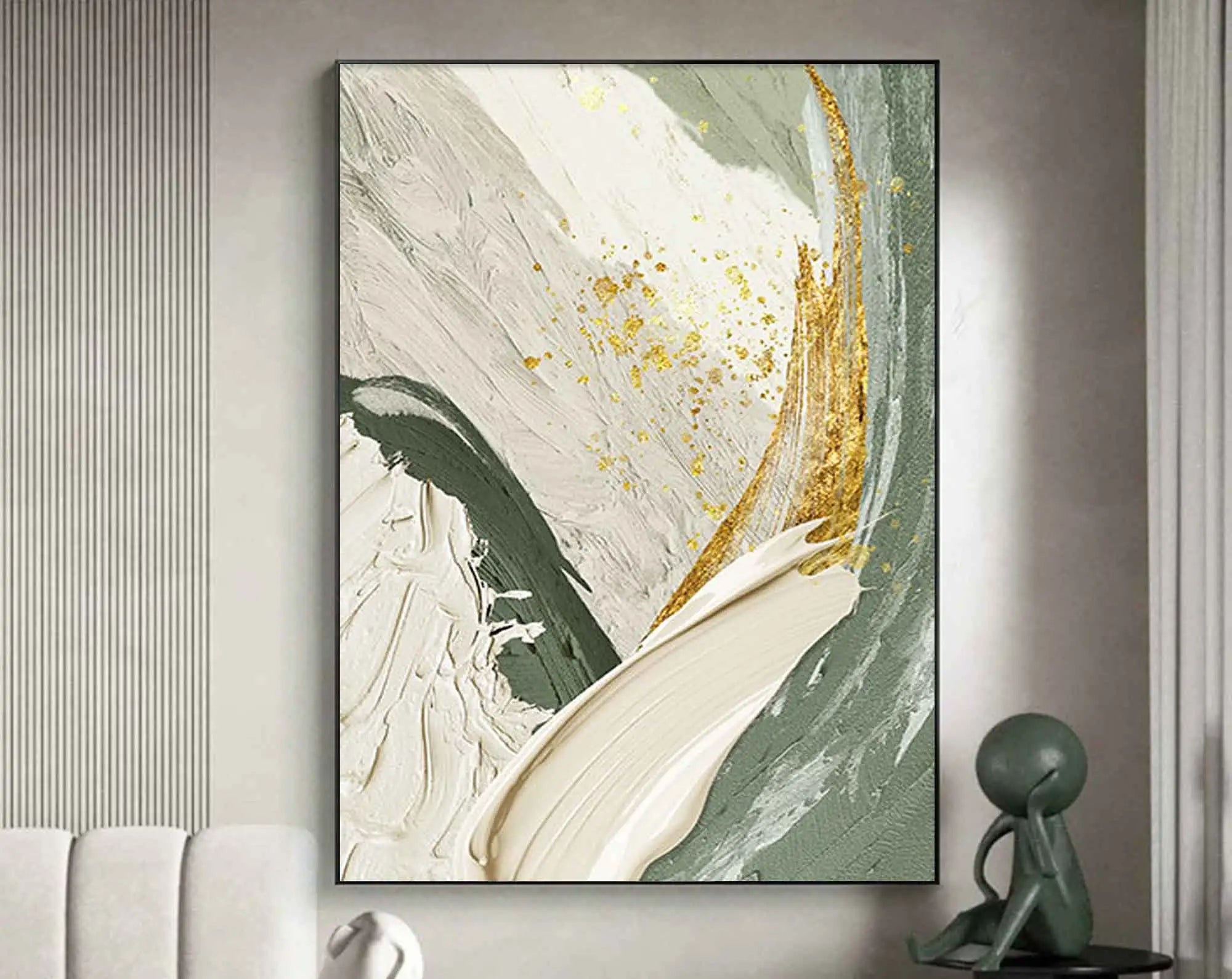 Green Abstract Art Poster