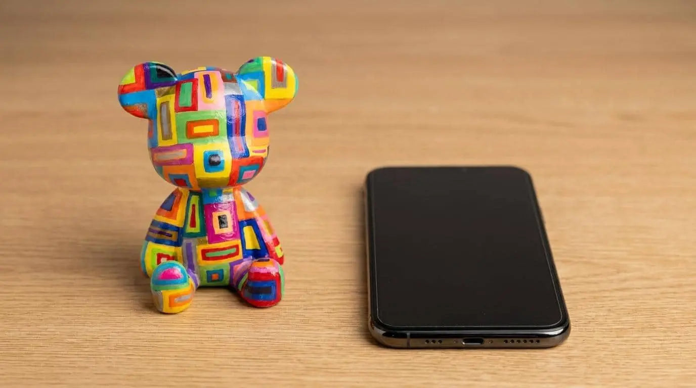 Pastel Bear Figure
