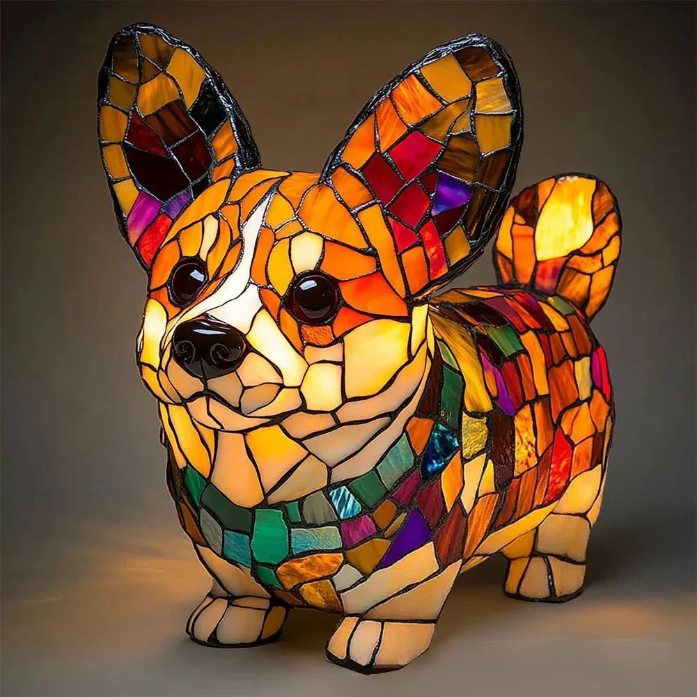Dog Art Night Lamp _ Charm and a cozy glow