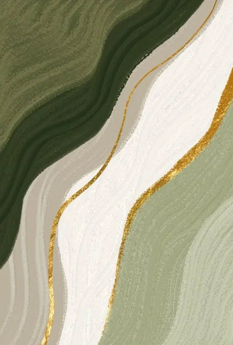 Green Abstract Art Poster