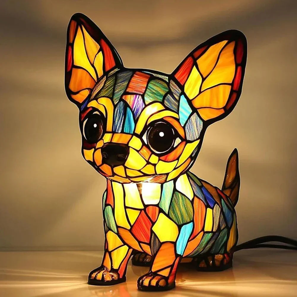 Dog Art Night Lamp _ Charm and a cozy glow