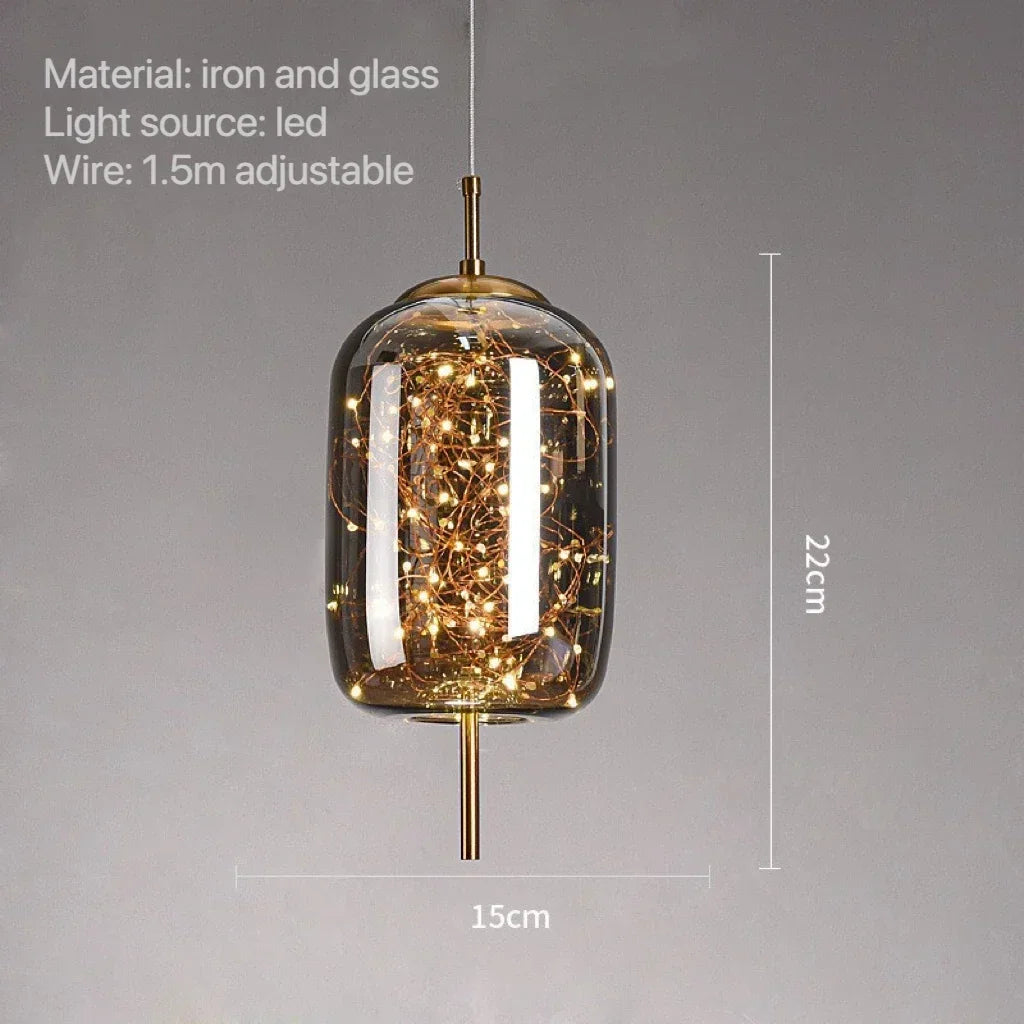 Modern Luxury Glass Pendent
