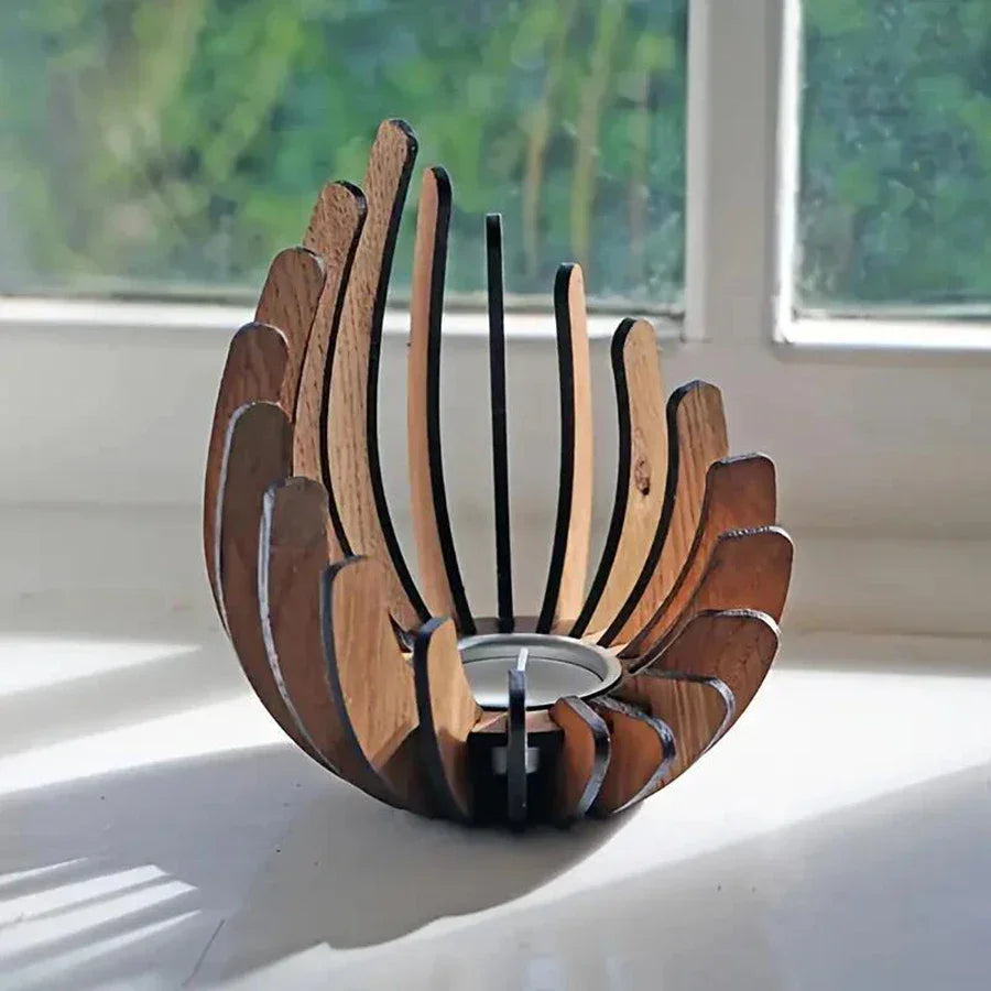 Lotus Shaped Candle Holder _ Brings calm, floral elegance