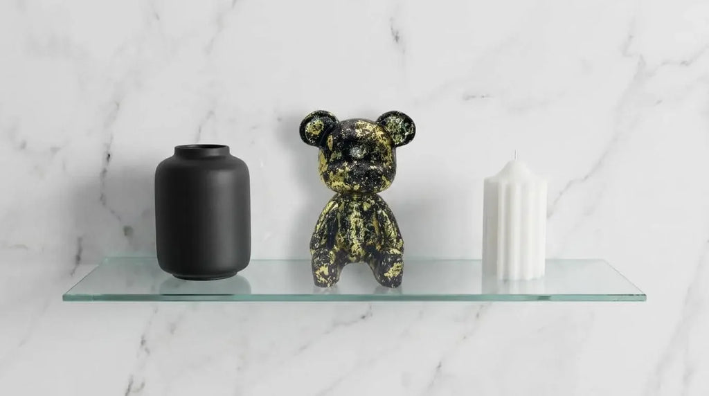 Luxe Noir Bear Figure