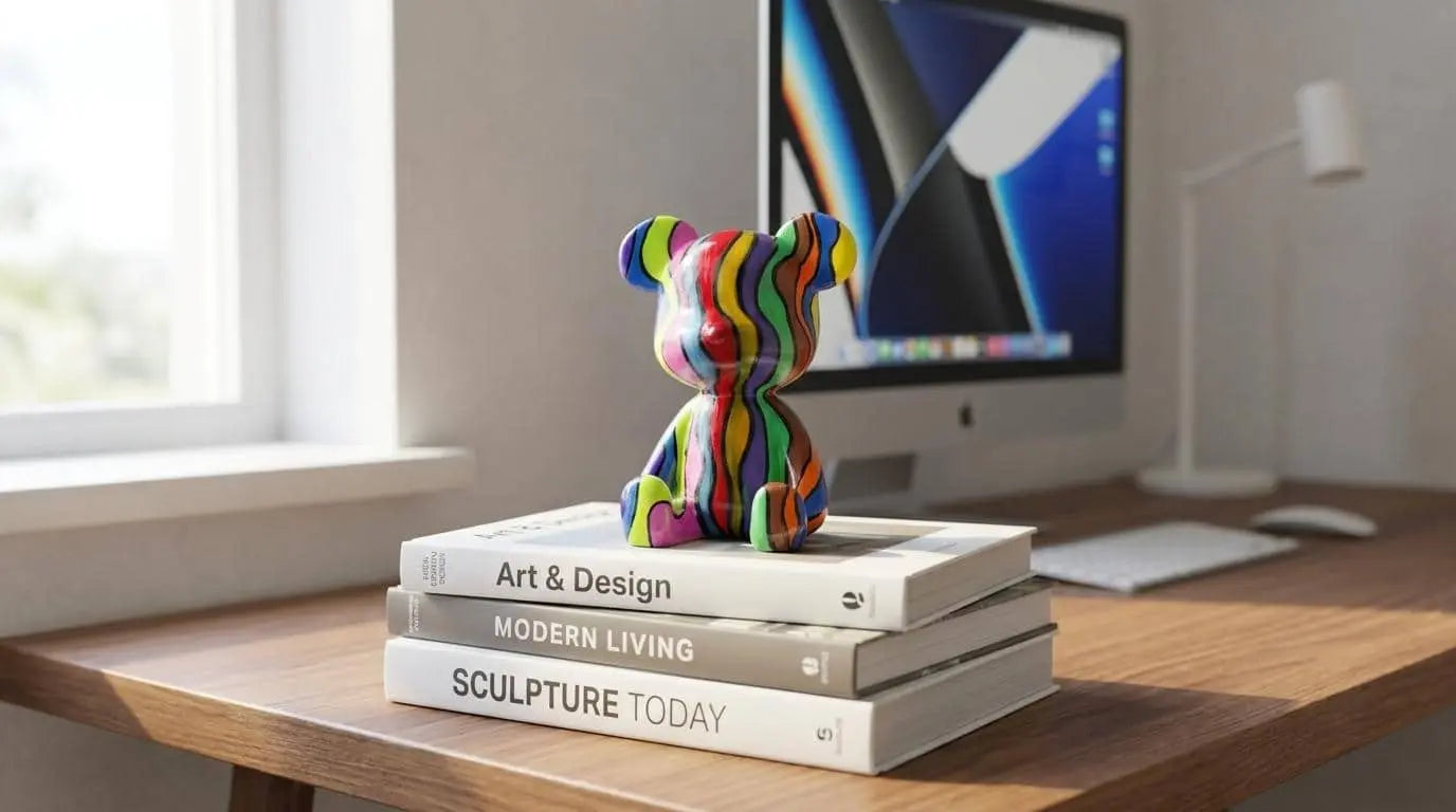 Flow Art Bear Figure