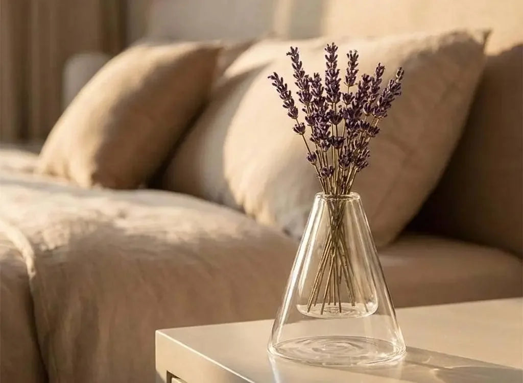 Triangle Glass Aromatherapy Vase