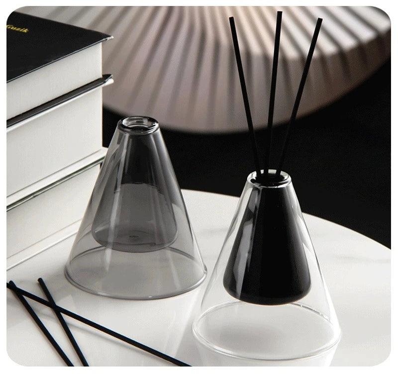Triangle Glass Aromatherapy Vase