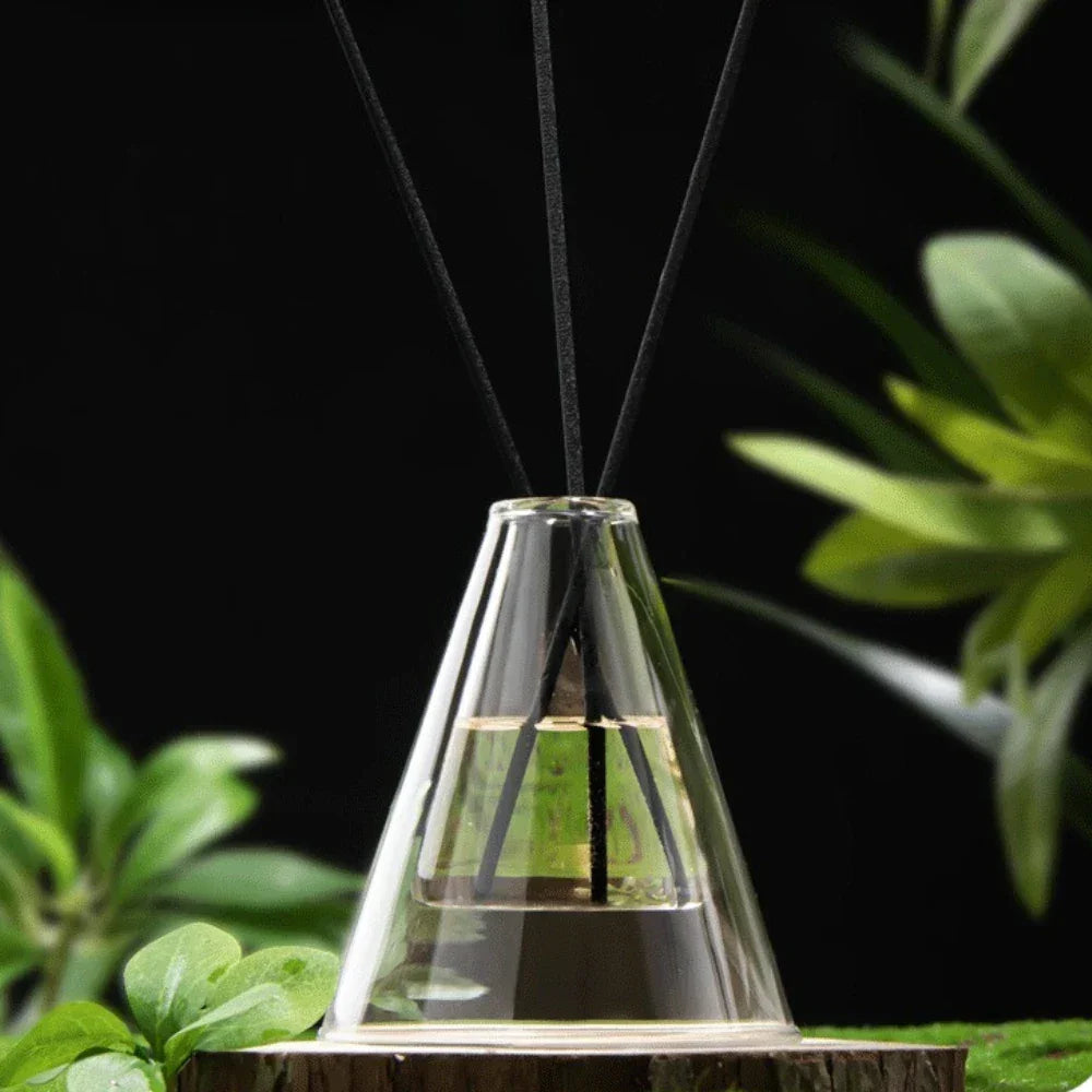 Triangle Glass Aromatherapy Vase