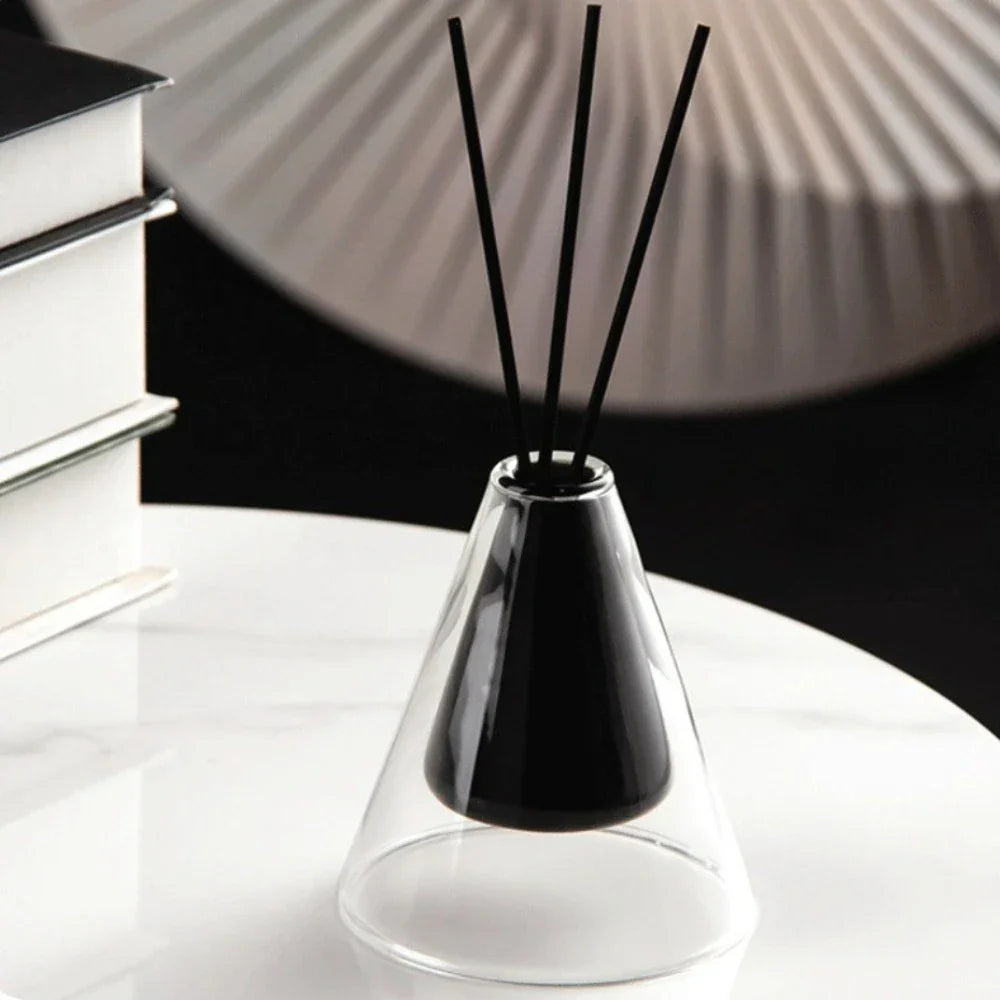 Triangle Glass Aromatherapy Vase