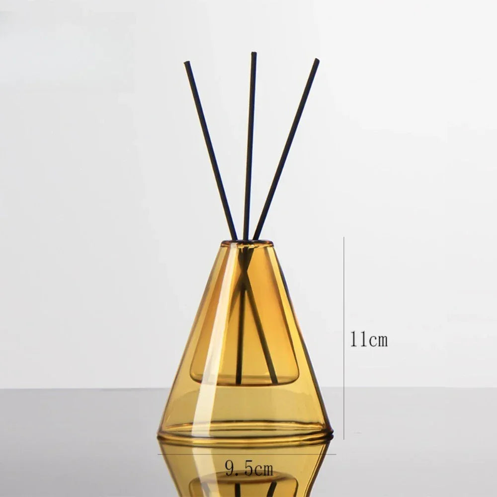 Triangle Glass Aromatherapy Vase