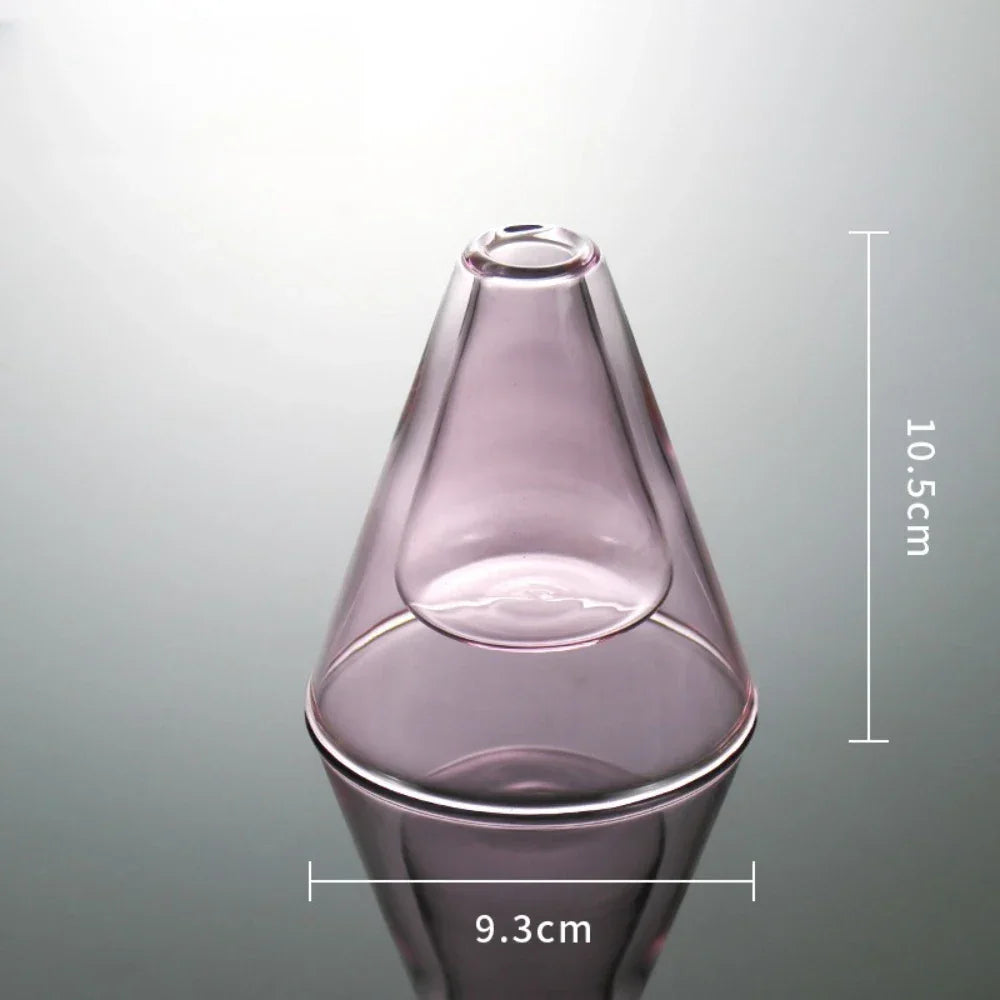 Triangle Glass Aromatherapy Vase