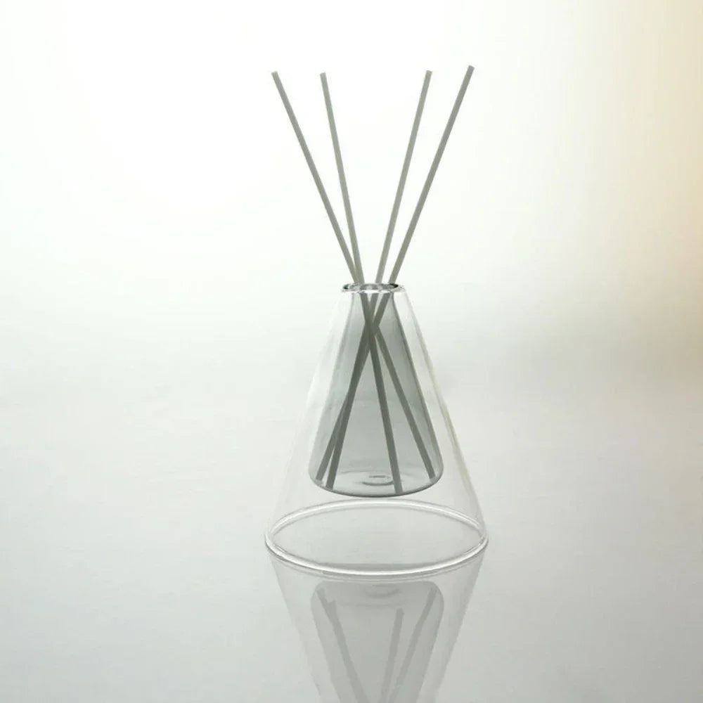 Triangle Glass Aromatherapy Vase
