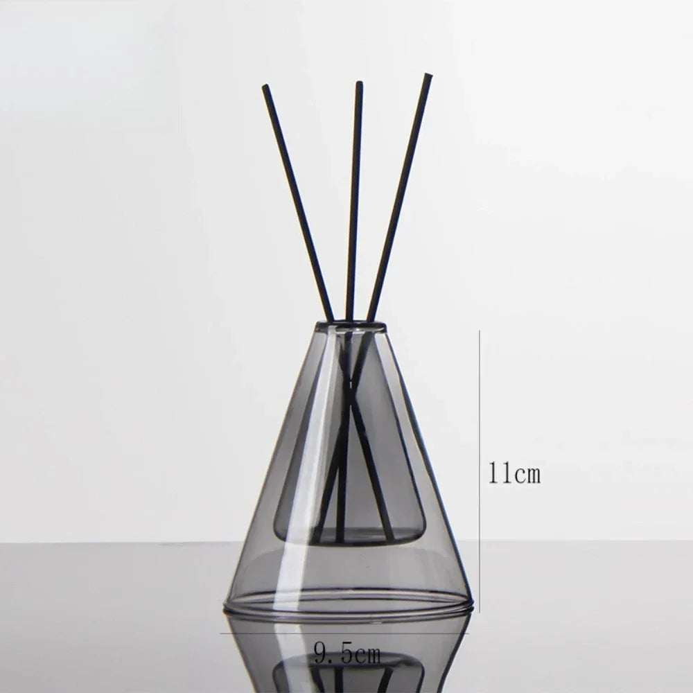 Triangle Glass Aromatherapy Vase