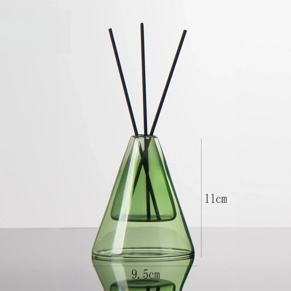 Triangle Glass Aromatherapy Vase