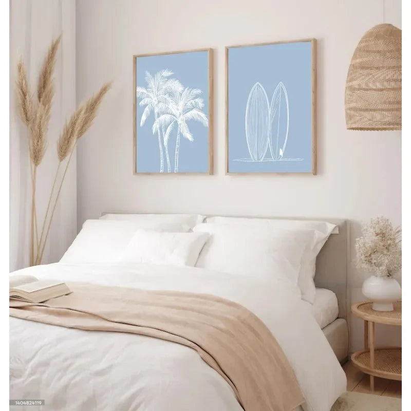 Tropical Coastal Wall Art