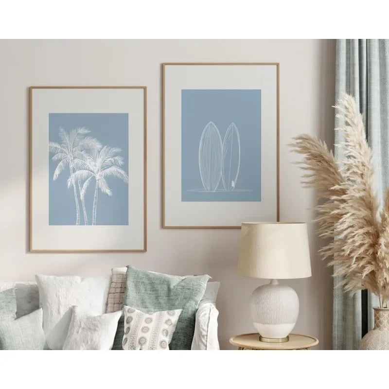 Tropical Coastal Wall Art