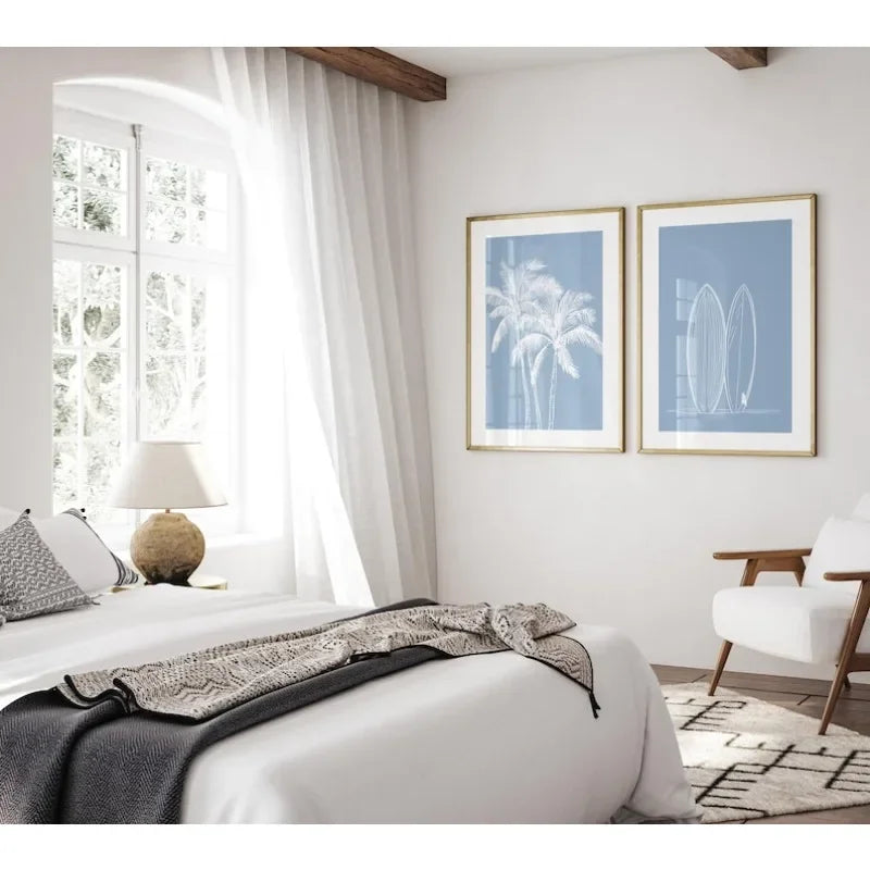 Tropical Coastal Wall Art