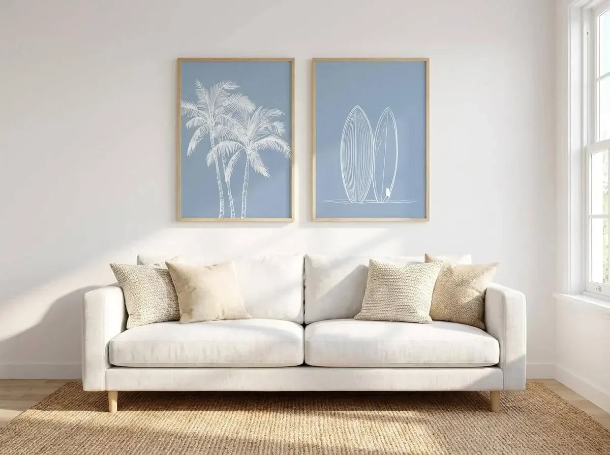 Tropical Coastal Wall Art